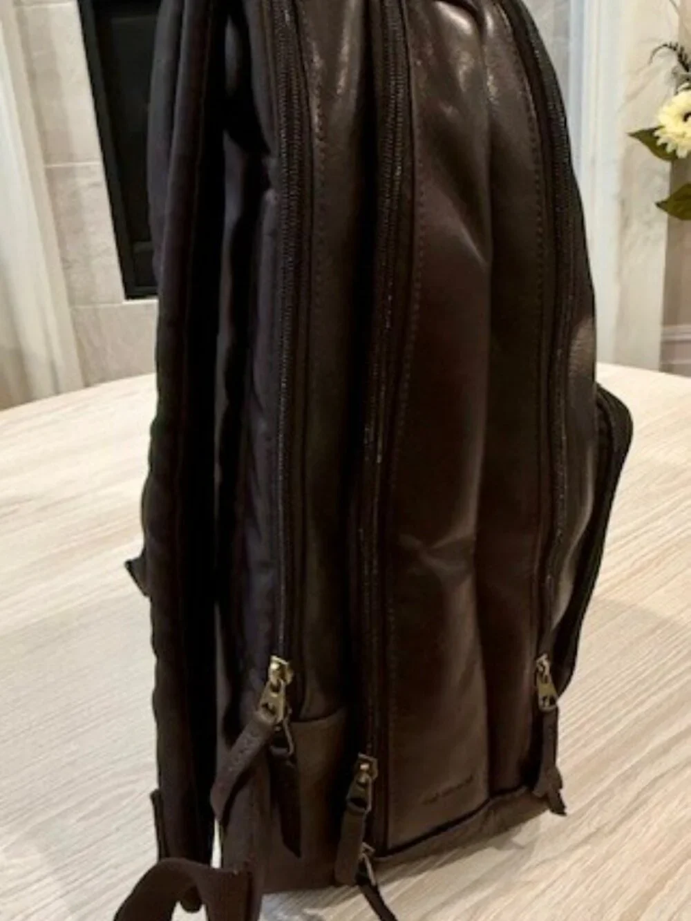 SOLO New York Reade Colombian Leather Backpack
